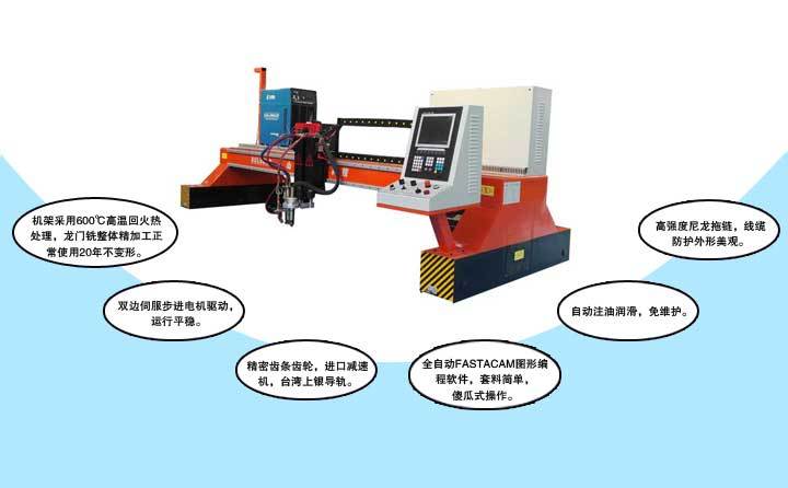 龍門(mén)式數(shù)控切割機(jī)特性 龍門(mén)式數(shù)控切割機(jī)特性