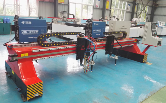 龍門式雙等離子數控切割機 龍門式雙等離子數控切割機