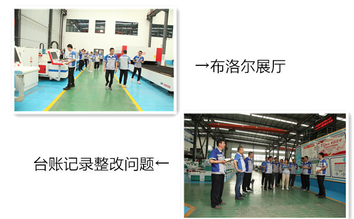 在展廳進行檢查工作 在展廳進行檢查工作