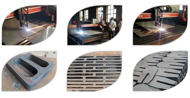 龍門式數控火焰切割機切割樣件 龍門式數控火焰切割機切割樣件